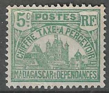 Madagascar 1908/1924 - Yvert 10TX - Paleis Tananarive (ZG)