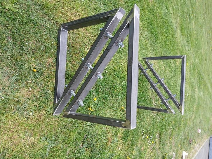 Pieds de table, Huis en Inrichting, Tafelonderdelen, Nieuw, Tafelpoot, 200 cm of meer, 200 cm of meer, Overige vormen, Eikenhout