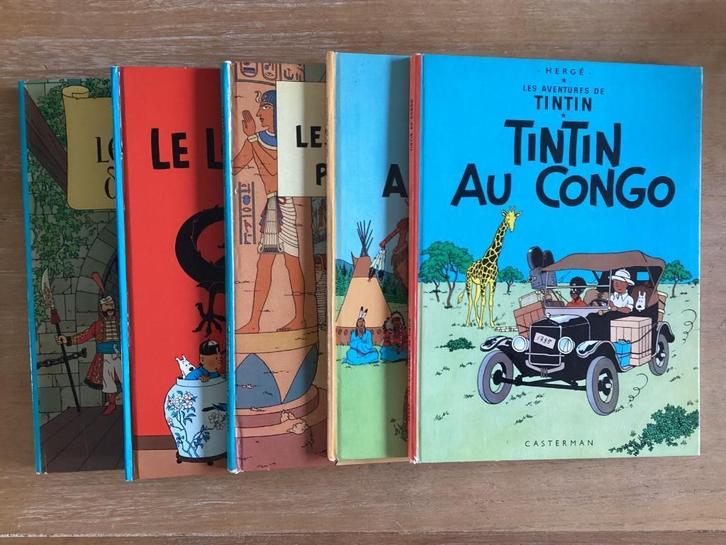 BD livres tintin 1966 18 livres., Boeken, Stripverhalen, Gelezen, Meerdere stripboeken, Ophalen of Verzenden