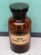 Apotheekbokaal Acid. Boric. Pulv. Jaren 50 . TOPstaat!, Antiek en Kunst, Ophalen of Verzenden