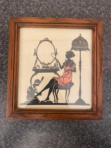 Papierknipsel Slavernij Periode Ingelijst. beschikbaar voor biedingen