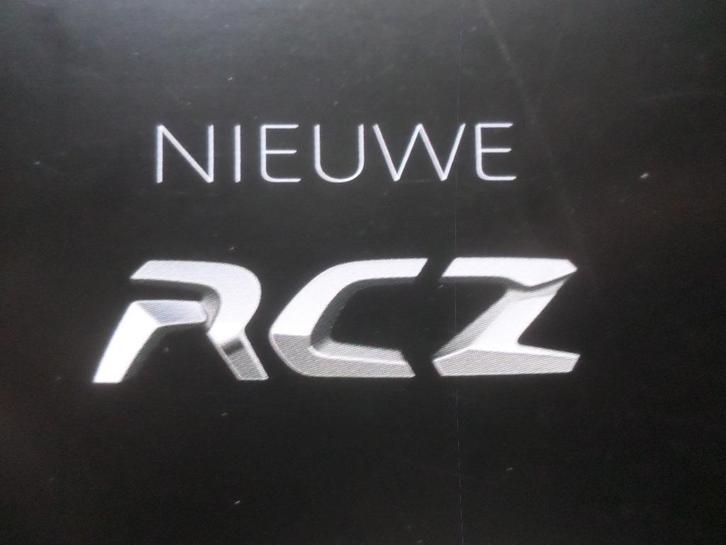 Nieuwe Peugeot RCZ Brochure, Boeken, Auto's | Folders en Tijdschriften, Peugeot, Ophalen of Verzenden