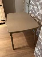 Geschilderde vol eiken tafel . 80x 120, Huis en Inrichting, Ophalen, Gebruikt