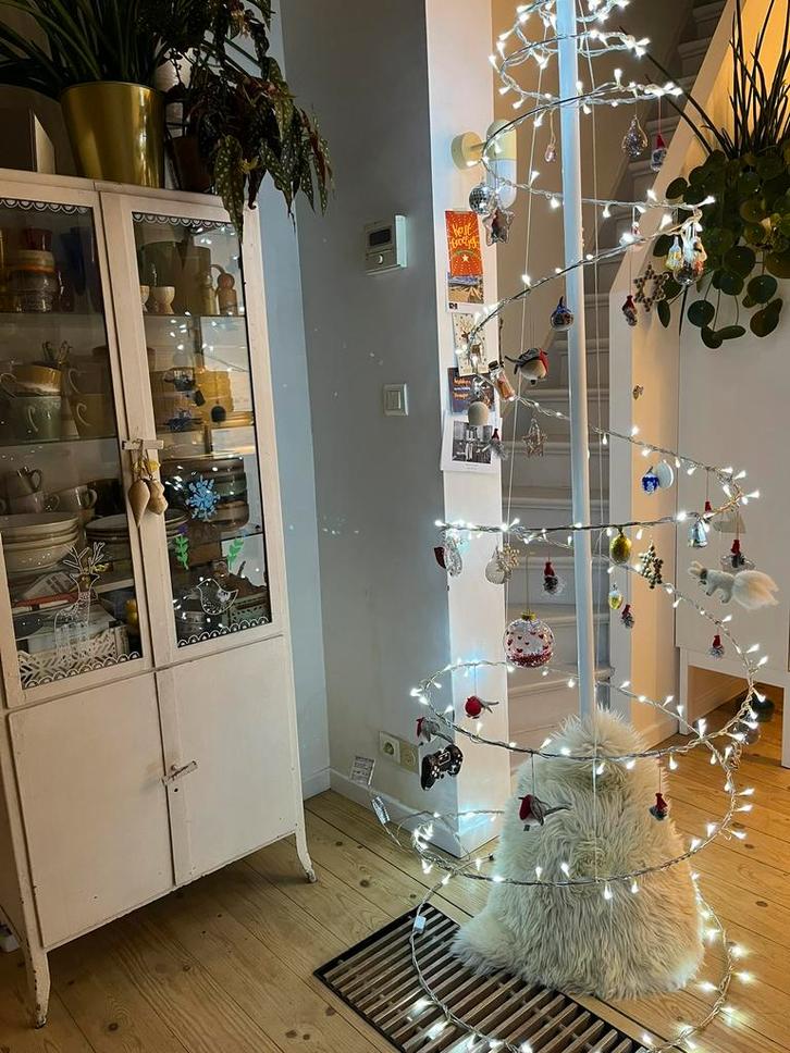 Spiraal kerstboom van metaal, Diversen, Kerst, Gebruikt, Ophalen