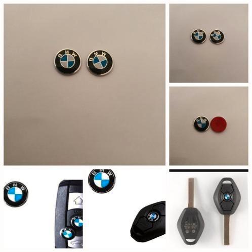 Bmw sleutel logo's (2x) 》Ø 11mm, Auto diversen, Autostickers, Ophalen of Verzenden