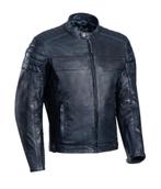 Veste moto cuir bleu marine pour homme taille M, Motos, Hommes, Ixon