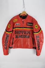 Vintage Ferrari lederen racing jacket, Ferrari, Maat 56/58 (XL), Ophalen of Verzenden, Gedragen