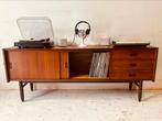 Vintage retro xl lowboard/dressoir, Huis en Inrichting, Kasten | Dressoirs, Ophalen