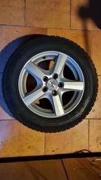 4 Pneus hivers 195/65/R15 et jantes aluminium comme neufs, Autos : Pièces & Accessoires, 15 pouces, Pneus et Jantes, Pneus hiver