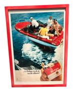Vintage reclameprint Belga
