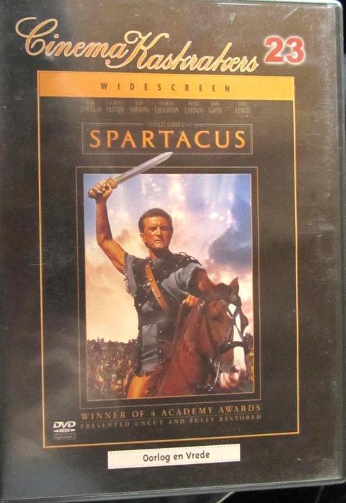 DVD ACTIE/GESCHIEDENIS- SPARTACUS (KIRK DOUGLAS), Cd's en Dvd's, Dvd's | Actie, Zo goed als nieuw, Overige genres, Alle leeftijden