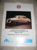 192 Tatra T600 prototype Cabriolet Sodomka brochure, Enlèvement ou Envoi
