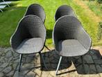 4 tuin stoelen, Tuin en Terras, Ophalen, Gebruikt, Wicker