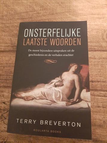 Boek Onsterfelijke Laatste Woorden beschikbaar voor biedingen