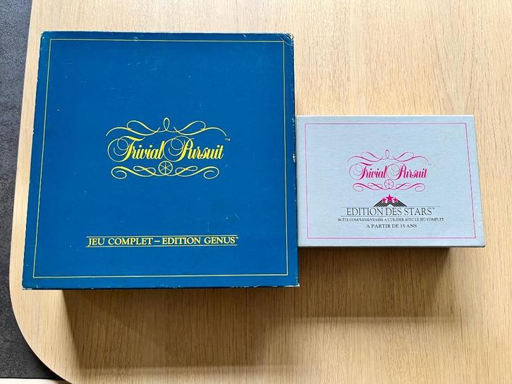 Trivial pursuit édition Genius et édition des stars, complet, Hobby en Vrije tijd, Gezelschapsspellen | Bordspellen, Gebruikt