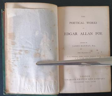 The poetical works of EDGAR ALLAN POE (ed. James Hannay) beschikbaar voor biedingen