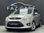 Ford Grand C-Max 1.0 EcoBoost * 1ER PROP + GPS + JANTES + CL, Voorwielaandrijving, Stof, Gebruikt, Zwart