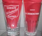 2 geuze/gueuze glazen Ch. Vandenstock, Ophalen of Verzenden, Gebruikt, Glas of Glazen, Overige merken