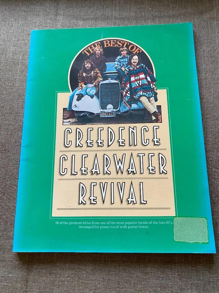 20 partitions musicales du Creedence Clearwater Revival, Musique & Instruments, Partitions, Comme neuf, Guitare, Piano, Enlèvement ou Envoi