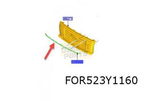 Ford Transit Courier (1/24-) sierlijst in voorbumpergrille (, Auto-onderdelen, Carrosserie, Bumper, Ford, Voor, Nieuw, Verzenden