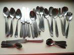 oude LEPELS VORKEN MESSEN, Ophalen of Verzenden, Gebruikt, Inox of Chroom, Los bestek