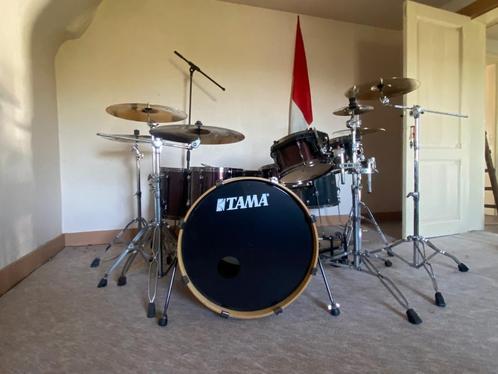 Zeer complete drum Tama/zildjan, Muziek en Instrumenten, Drumstellen en Slagwerk, Zo goed als nieuw, Tama, Ophalen of Verzenden
