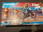 Playmobil - Cascadeur à moto, Kinderen en Baby's, Speelgoed | Playmobil, Ophalen, Zo goed als nieuw