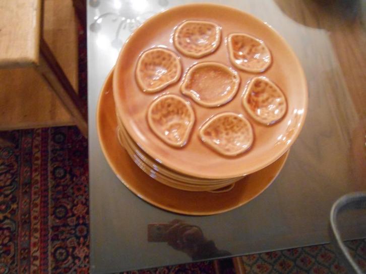 OESTER BORDEN SET, Antiek en Kunst, Antiek | Servies los, Ophalen