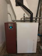 Pelletketel + combi vat (500/150), Doe-het-zelf en Bouw, Verwarming en Radiatoren, Ophalen, Zo goed als nieuw, Hoog rendement (Hr)