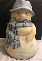 Originele handgemaakte sneeuwman in keramiek, Ophalen