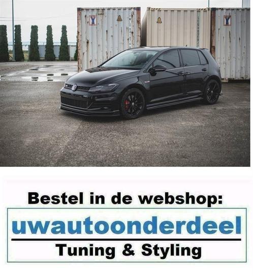Maxton Spoiler Lip Splitter Geschikt Voor Vw Golf 7 GTI TCR, Auto diversen, Tuning en Styling, Verzenden