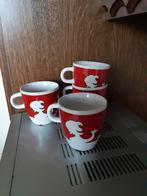 Douwe egberts  tassen blauw rood 4 van iedere soort, Huis en Inrichting, Ophalen