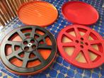 Deux très grandes bobines vides pour films 16 mm, TV, Hi-fi & Vidéo, Enlèvement ou Envoi, Film 16 mm