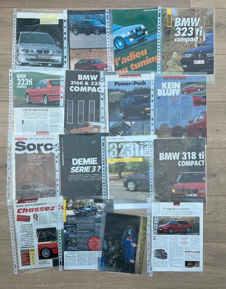 BMW COMPACT - ARTIKELS, Boeken, Auto's | Folders en Tijdschriften, BMW, Ophalen of Verzenden