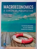 Macroeconomics a european perspective fourth edition, Boeken, Ophalen of Verzenden, Zo goed als nieuw