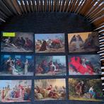 9 oude postkaarten: beelden uit het Oude Testament, Verzamelen, Ophalen of Verzenden