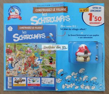 Les Schtroumpfs — Construisez le village (Hachette) — Collec, Enlèvement, Comme neuf