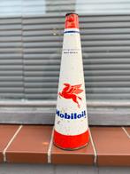 Mobiloil oud Conisch olieblik, Verzamelen, Ophalen of Verzenden, Gebruikt, Gebruiksvoorwerp