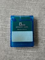 Ps2 memory Card 8mb - Blauw, Games en Spelcomputers, Ophalen of Verzenden, Zo goed als nieuw