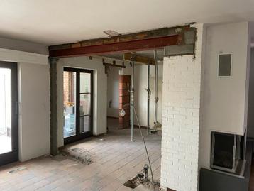Poutrel steken,poutrel plaatsen werken.0465826053 beschikbaar voor biedingen