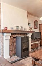 Schouwmantel hout en steenmarmer, Huis en Inrichting, Haarden, Ophalen, Gebruikt