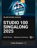 2 tickets sing along 28/11zeer goede plaatsen, Tickets en Kaartjes