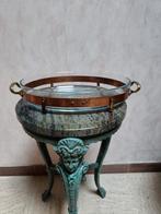 Vintage koperen serveer schaal Nielsjohan Sweden, Ophalen of Verzenden