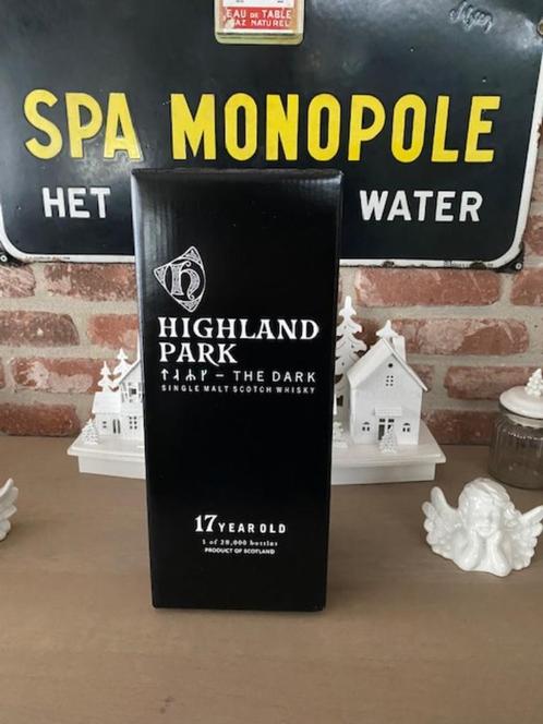 Whisky Highland park The Dark 17 years old, Verzamelen, Wijnen, Nieuw, Vol, Ophalen of Verzenden