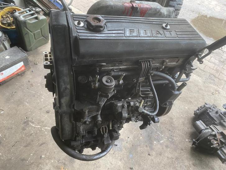 Fiat ducato motor en versnellingsbak 2.5 280 290 type, Auto-onderdelen, Motor en Toebehoren, Fiat, Gebruikt, Ophalen of Verzenden