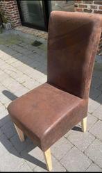 Lederen stoel, Huis en Inrichting, Stoelen, Ophalen, Zo goed als nieuw