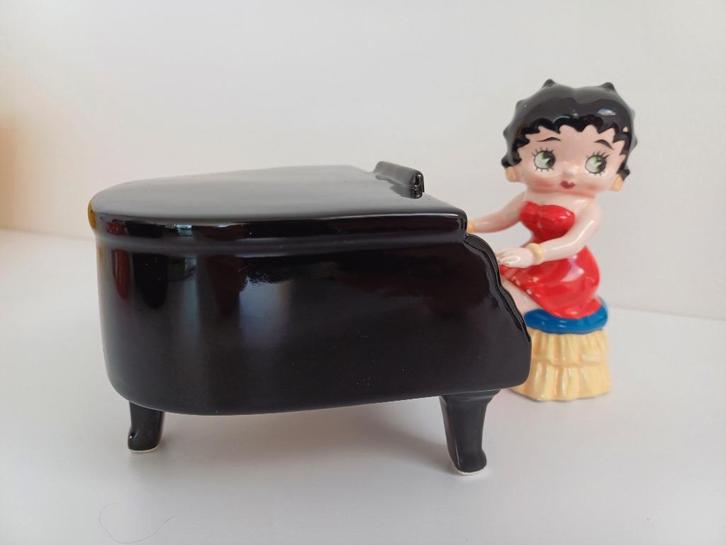 Vintage muziekdoos piano Betty Boop, Verzamelen, Beelden en Beeldjes, Gebruikt, Ophalen of Verzenden