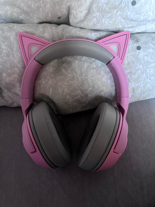 Razer headset roze, Informatique & Logiciels, Casques micro, Neuf, Over-ear, Sans fil, Casque gamer, Enlèvement