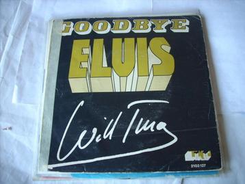 45 T  - SINGLE  -  Will Tura ‎– GOODBYE ELVIS, Cd's en Dvd's, Ophalen of Verzenden, 7 inch, Nederlandstalig, Single