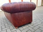 Originele Chesterfield 3-zit - gebruikte goede staat, Trois personnes, Moins de 150 cm, Enlèvement, Utilisé